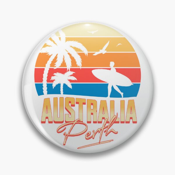 Item preview, Australia Perth - Retro Surf designed and sold by OptimaArt.