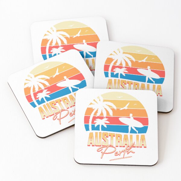 Item preview, Australia Perth - Retro Surf designed and sold by OptimaArt.