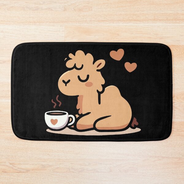 Item preview, Cute Camel Drinking Coffee designed and sold by BluRockDesigns.