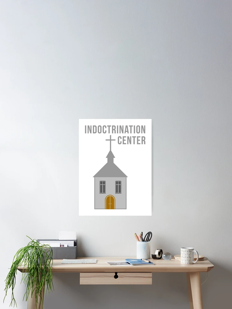 Thumbnail 2 of 3, Poster, Indoctrination center designed and sold by Rachel the Artist .