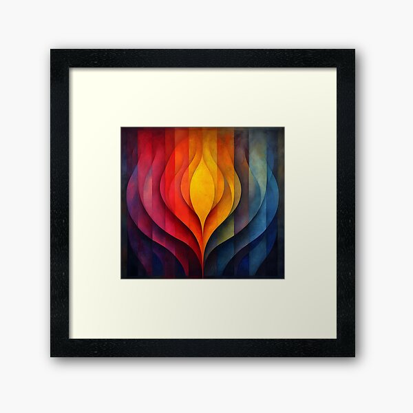 Item preview, Abstract Geometric Fractal design print designed and sold by dcrc.
