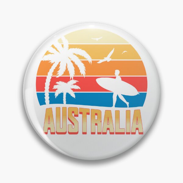 Item preview, Australia - Retro Surf Coastal Lifestyle designed and sold by OptimaArt.