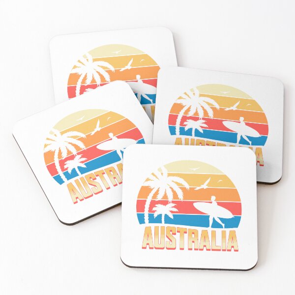 Item preview, Australia - Retro Surf Coastal Lifestyle designed and sold by OptimaArt.
