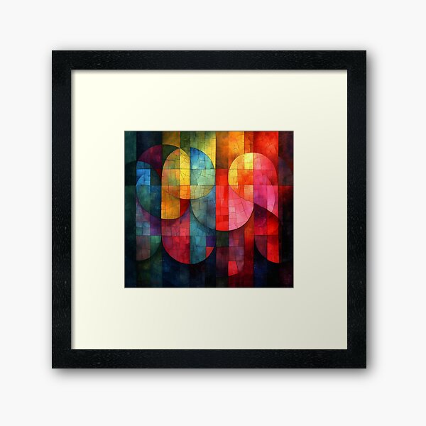 Item preview, abstract geometric fractal design print designed and sold by dcrc.
