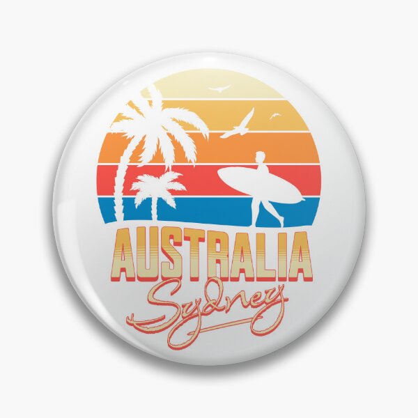 Item preview, Australia Sydney - Retro Surf designed and sold by OptimaArt.