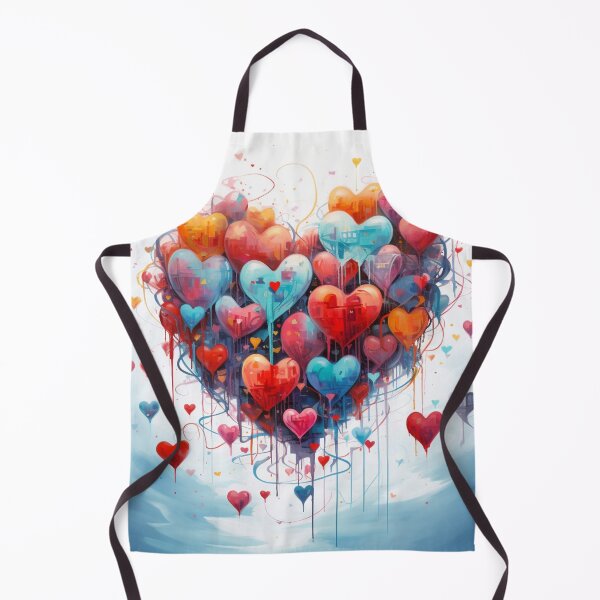 Item preview, Colourful Hearts Gathered in Shape of Large Heart designed and sold by AgathaZolastore.