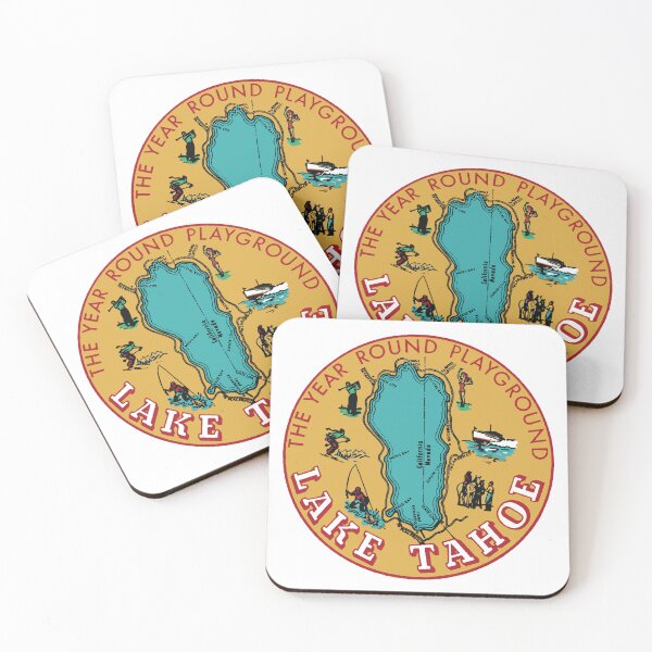 Item preview, Vintage Style Lake Tahoe Decal Design designed and sold by Decal Mania.