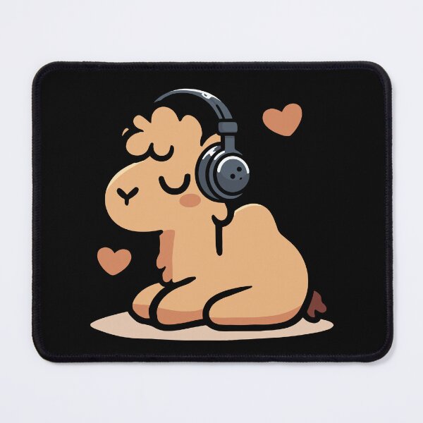 Item preview, Cute Camel Listening To Music designed and sold by BluRockDesigns.
