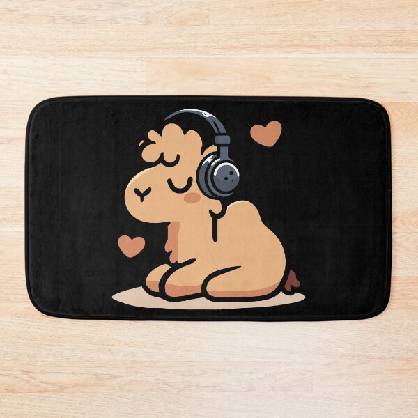 Item preview, Cute Camel Listening To Music designed and sold by BluRockDesigns.