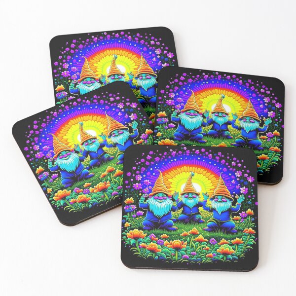 Item preview, Psychedelic Gnomes designed and sold by AnalajiaDesigns.