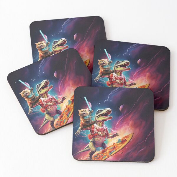 Item preview, Space Cat and Galaxy Rex designed and sold by asaroberson.