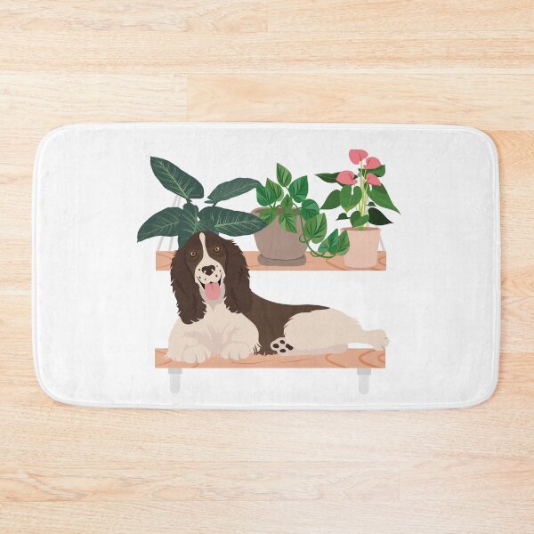 Artikelvorschau, Springer Spaniel und Pflanzen entworfen und verkauft von TheAnimalZ00.