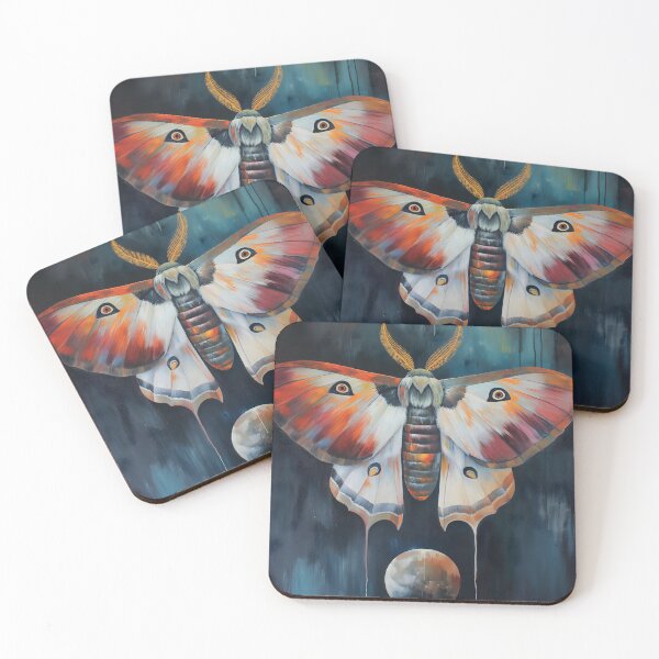 Item preview, Lunar Guardian: The Moth's Cosmic Voyage designed and sold by EclipseArtisan.