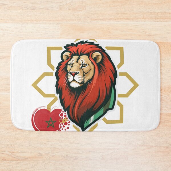 Item preview, Morocco Maroc المنتخب المغربي T-Shirt, soccer lion designed and sold by MarwenLabShop.