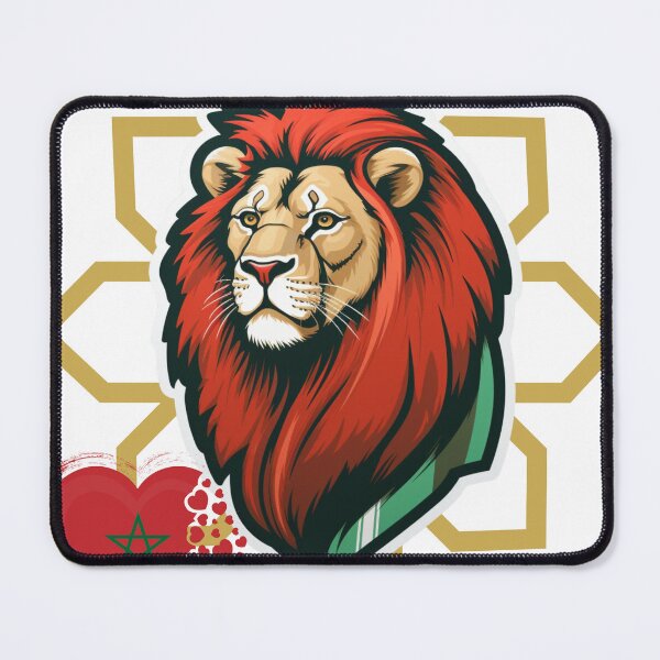 Item preview, Morocco Maroc المنتخب المغربي T-Shirt, soccer lion designed and sold by MarwenLabShop.