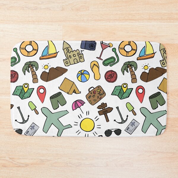 Item preview, Seamless Vacation Pattern designed and sold by Funwaytrend.