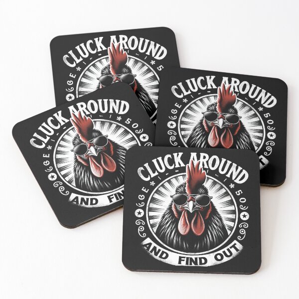Item preview, Cluck Around And Find Out Funny Chicken Rooster T-Shirt designed and sold by MAPDDesigns.