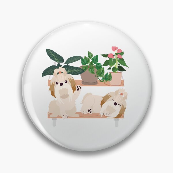 Item preview, Shih Tzus And Plants designed and sold by TheAnimalZ00.