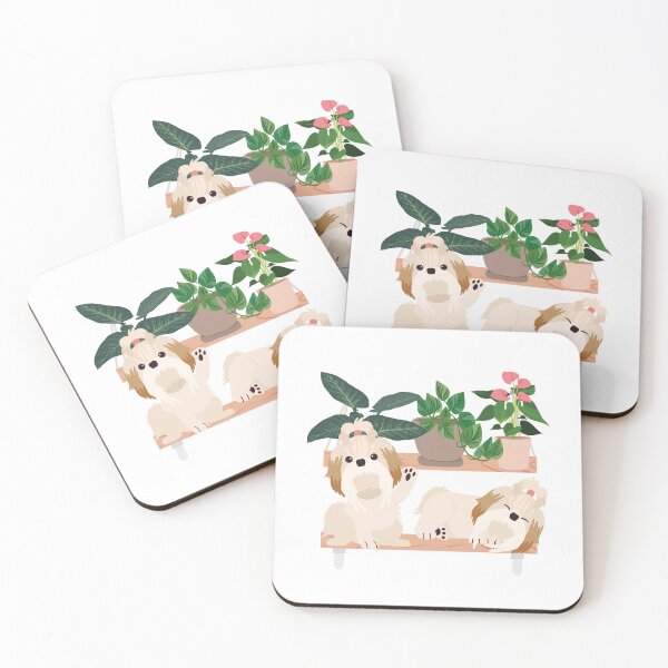 Item preview, Shih Tzus And Plants designed and sold by TheAnimalZ00.