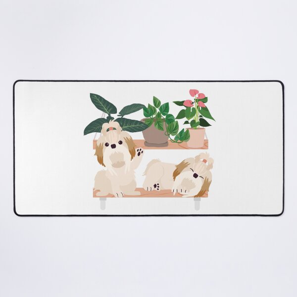 Item preview, Shih Tzus And Plants designed and sold by TheAnimalZ00.