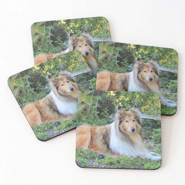 Item preview, Collie in the Garden designed and sold by KarenWoodArt.