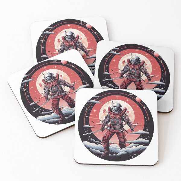 Item preview, "Galactic Ronin: Astronaut Samurai Warrior Artistry" designed and sold by ArichierArty.
