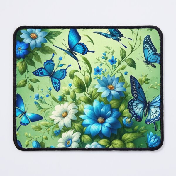 Item preview, Butterflies And Floral With Green Background designed and sold by mymagicstoreus.