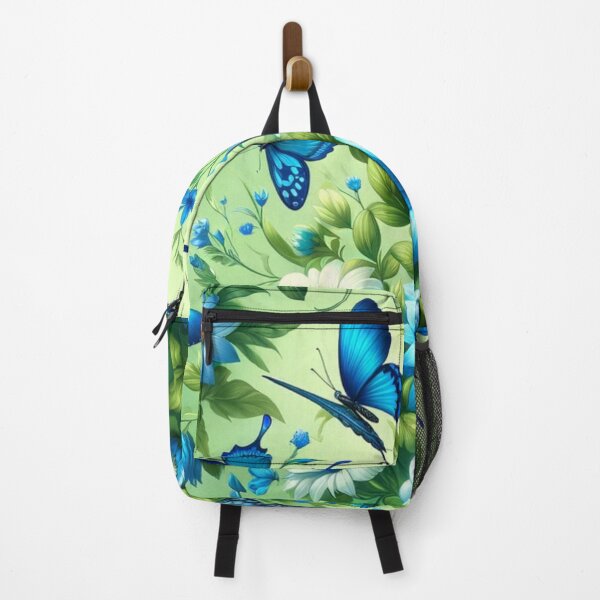 Item preview, Butterflies And Floral With Green Background designed and sold by mymagicstoreus.