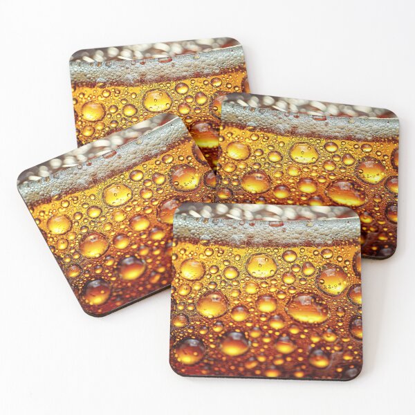 Item preview, A Close Up of a Glass of Beer -- Landscape designed and sold by jecphotography and art.