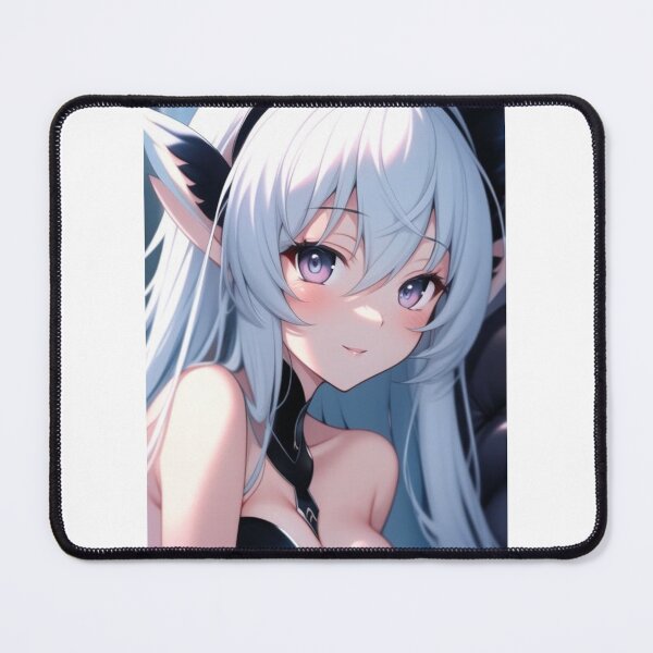 Item preview, Silver hair, purple eyed elf girl. OC designed and sold by N-Bloc-Customs.