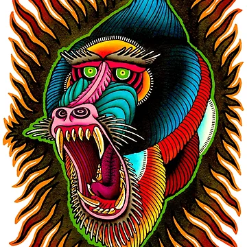 Artwork thumbnail, MANDRILL by ARTopher