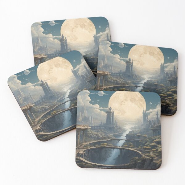 Item preview, Fantastical cityscape designed and sold by diogogarmatz.