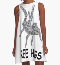 Free hugs spider A-Line Dress