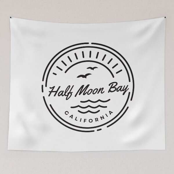 Item preview, Half Moon Bay California designed and sold by HalfMoonBayShop.