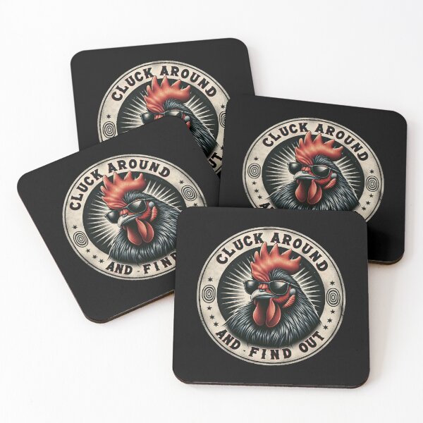 Item preview, Cluck Around And Find Out Funny Chicken Rooster T-Shirt designed and sold by MAPDDesigns.