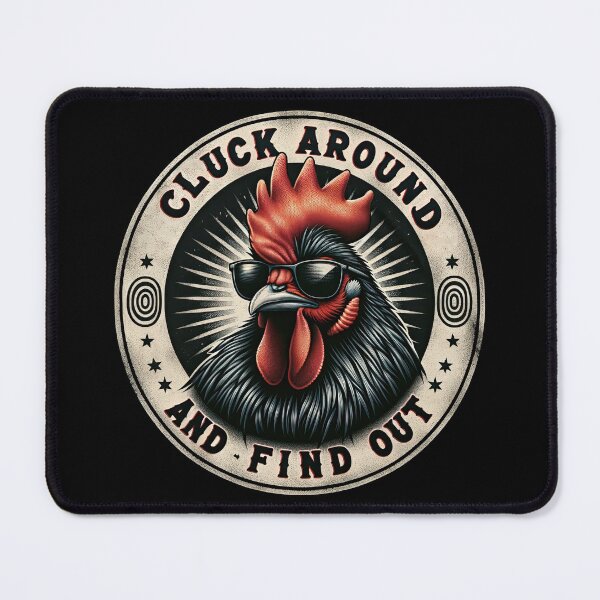 Item preview, Cluck Around And Find Out Funny Chicken Rooster T-Shirt designed and sold by MAPDDesigns.