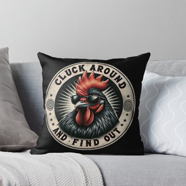 Item preview, Cluck Around And Find Out Funny Chicken Rooster T-Shirt designed and sold by MAPDDesigns.