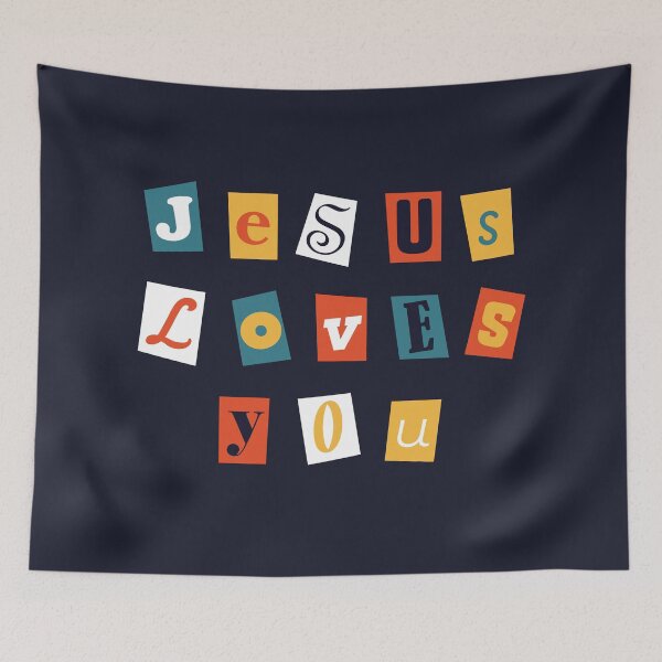Item preview, Jesus Loves You Magazine Clippings designed and sold by wlkonwtrdesigns.
