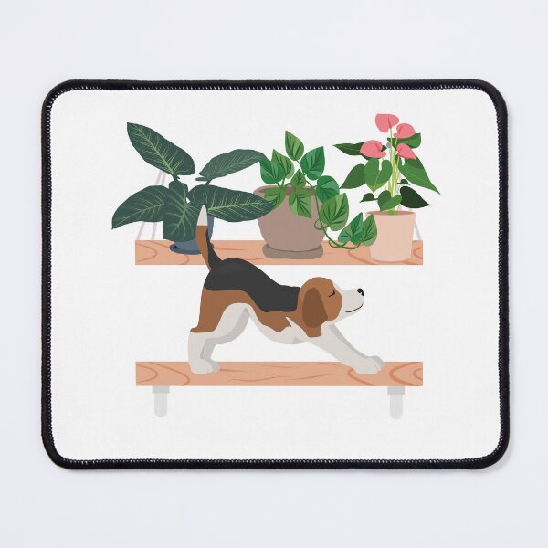 Item preview, Beagle And Plants designed and sold by TheAnimalZ00.