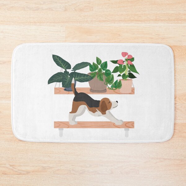Item preview, Beagle And Plants designed and sold by TheAnimalZ00.