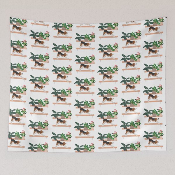 Item preview, Beagle And Plants designed and sold by TheAnimalZ00.