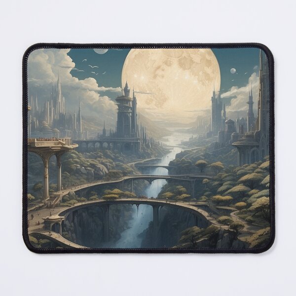 Item preview, Fantastical cityscape designed and sold by diogogarmatz.
