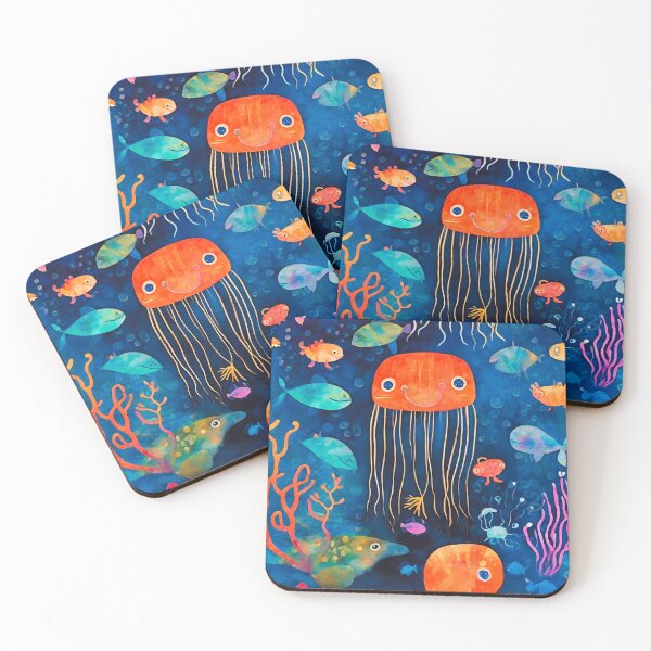 Item preview, Jellyfish Jamboree designed and sold by blueparrot.