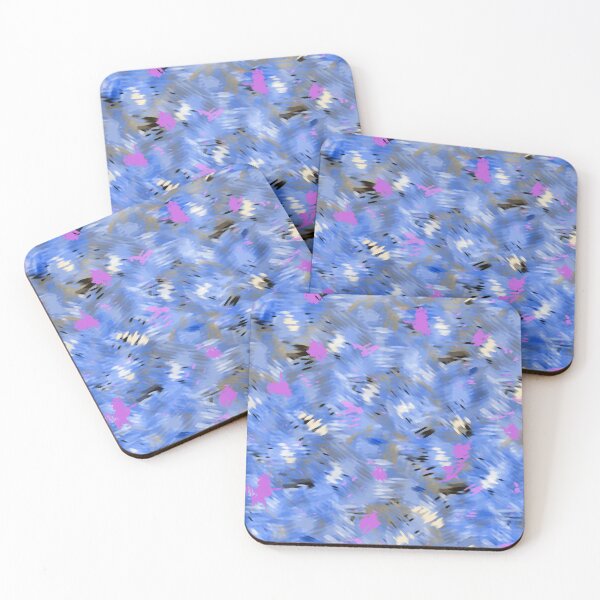 Item preview, Blue and Pink Impressionistic Seamless Pattern designed and sold by Sharon Schwalbe.