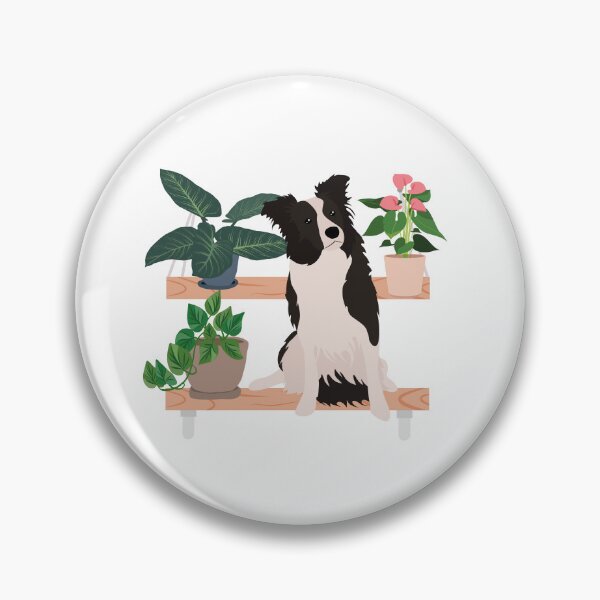 Item preview, Border Collie And Plants designed and sold by TheAnimalZ00.