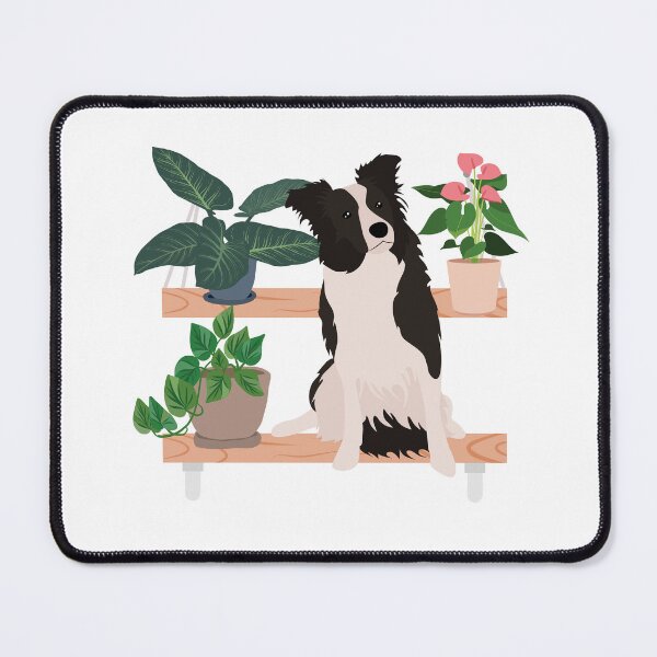 Item preview, Border Collie And Plants designed and sold by TheAnimalZ00.