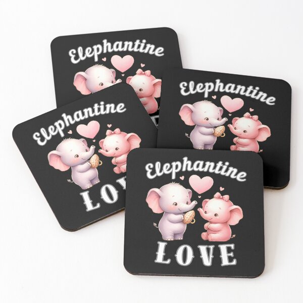 Item preview, Elephantine Love designed and sold by ElephantVibes.