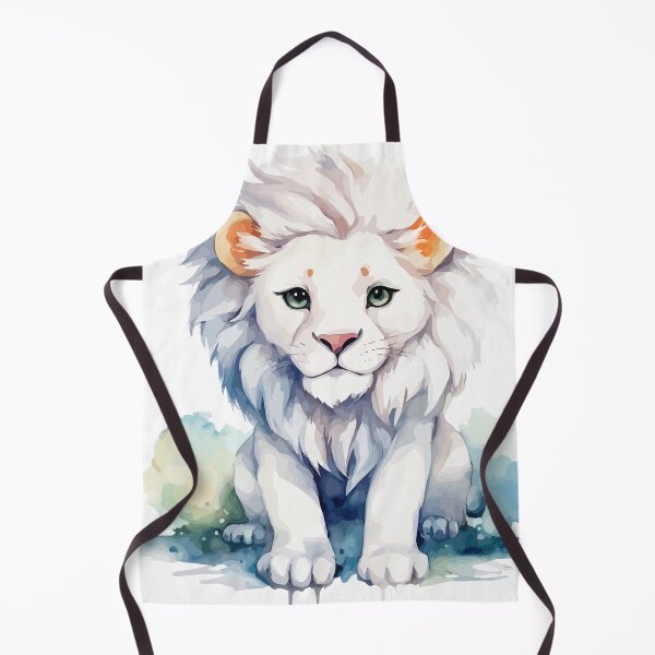 Item preview, Cute white lion designed and sold by Grypis.