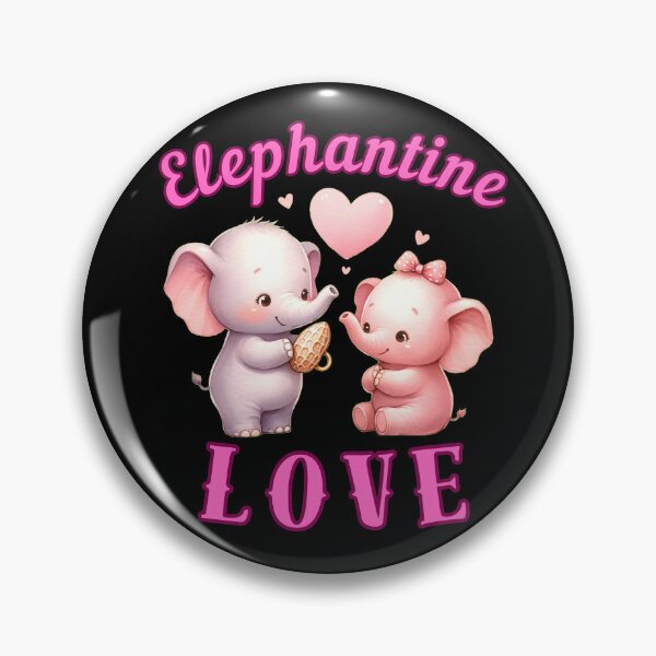 Item preview, Elephantine Love. elephant head designed and sold by ElephantVibes.