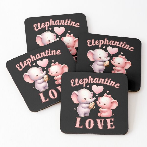 Item preview, Elephantine Love. elephant face designed and sold by ElephantVibes.